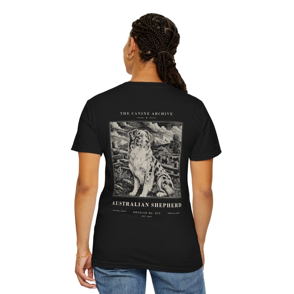 Australian Shepherd Archive Tee photograph 3