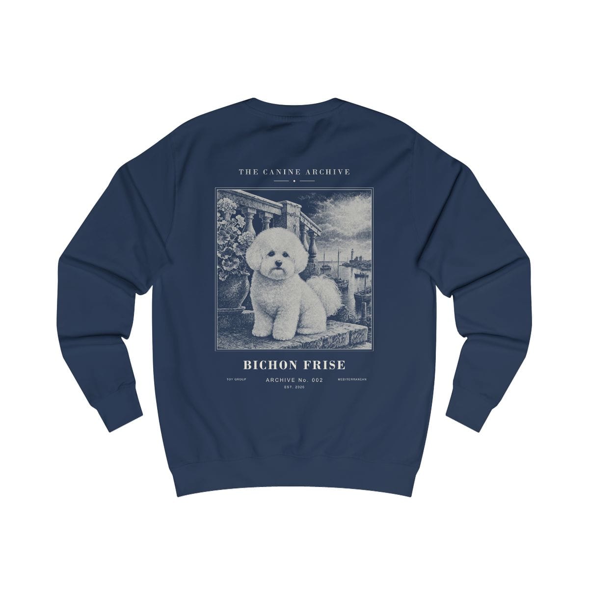 Bichon Frise Archive Sweatshirt in Oxford Navy