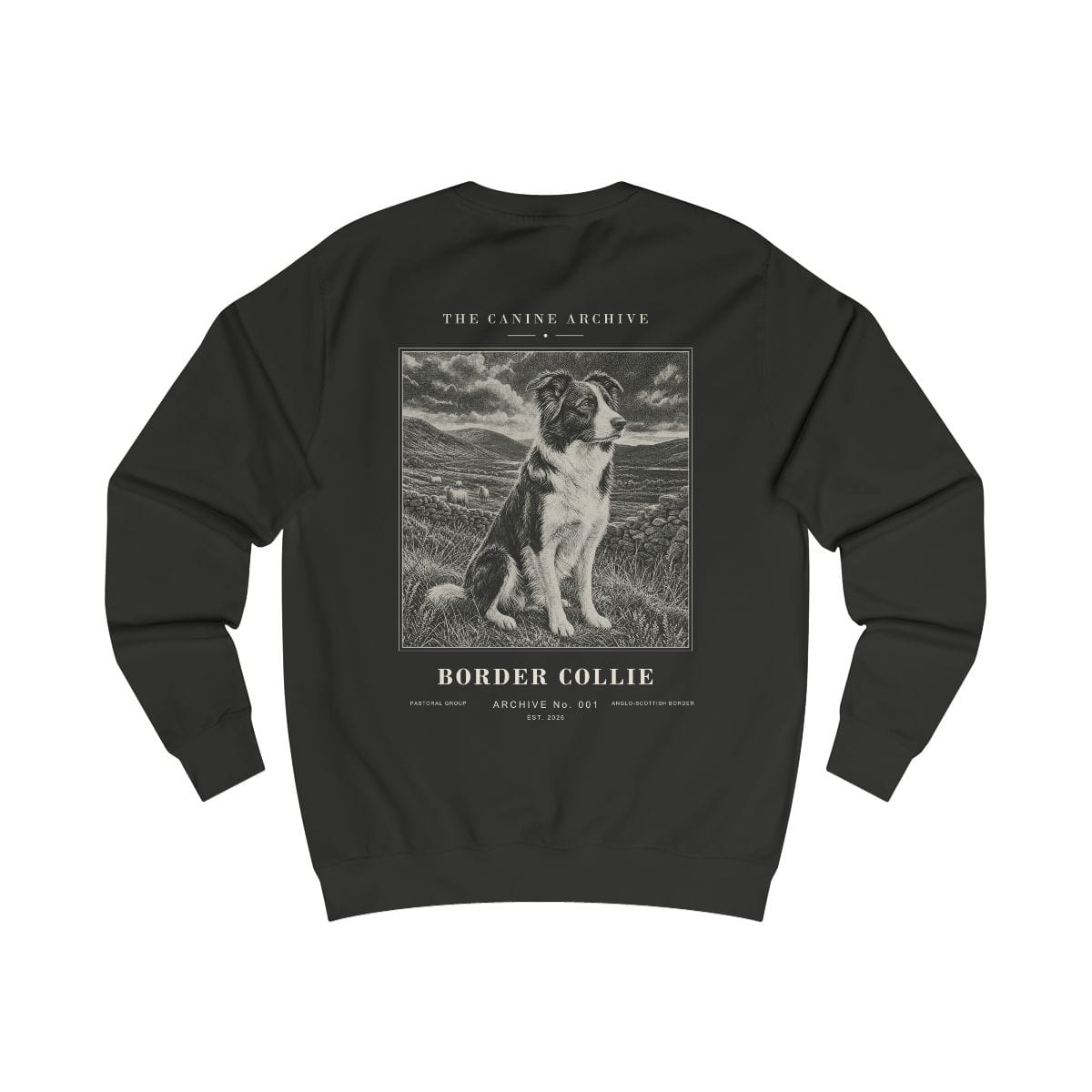 Border Collie Archive Sweatshirt · Jet Black / S