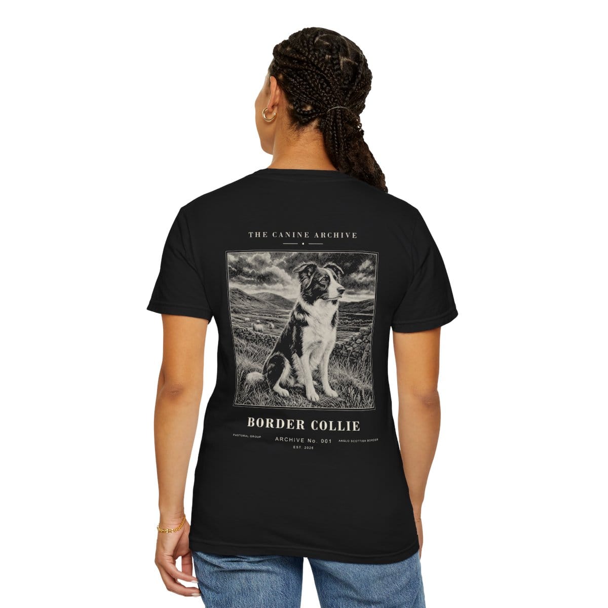 Border Collie Archive Tee photograph 3