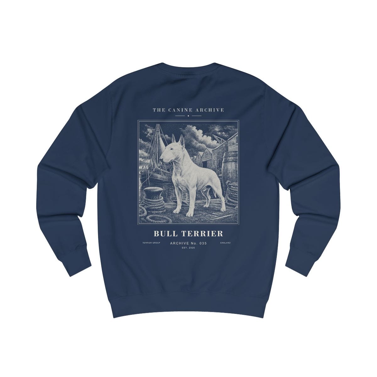 Bull Terrier Archive Sweatshirt in Oxford Navy