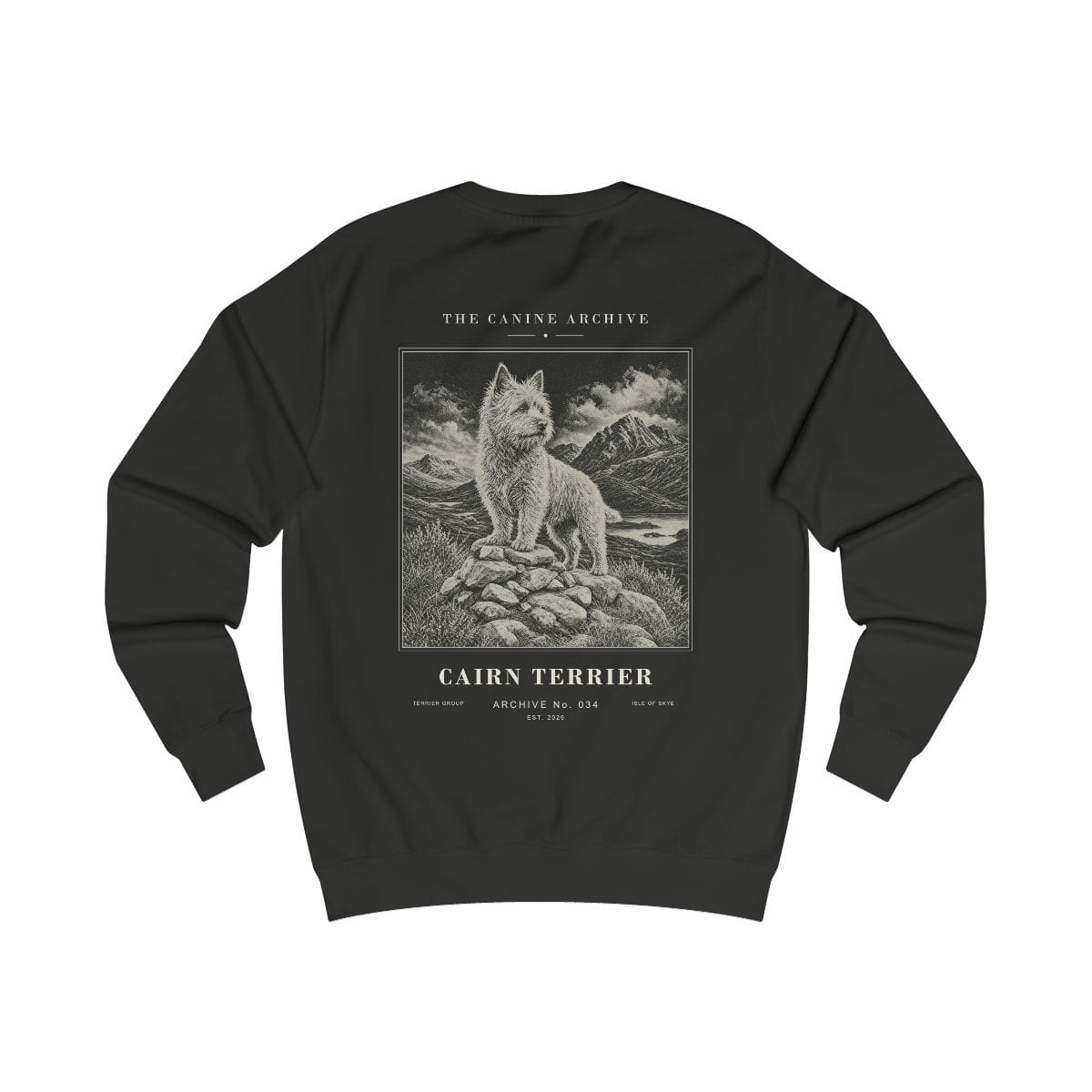 Cairn Terrier Archive Sweatshirt · Jet Black / S