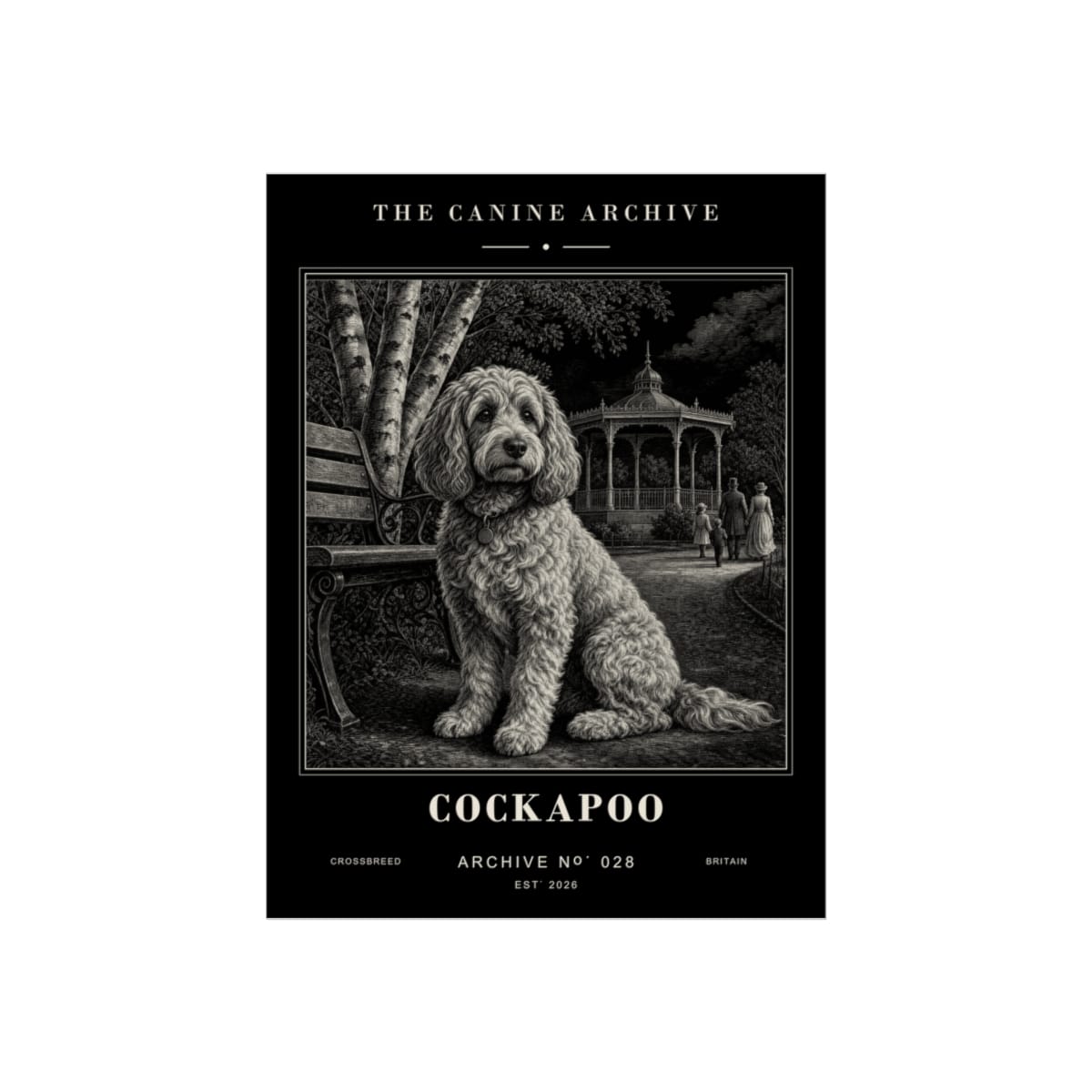 Cockapoo Archive Print · 12 x 16