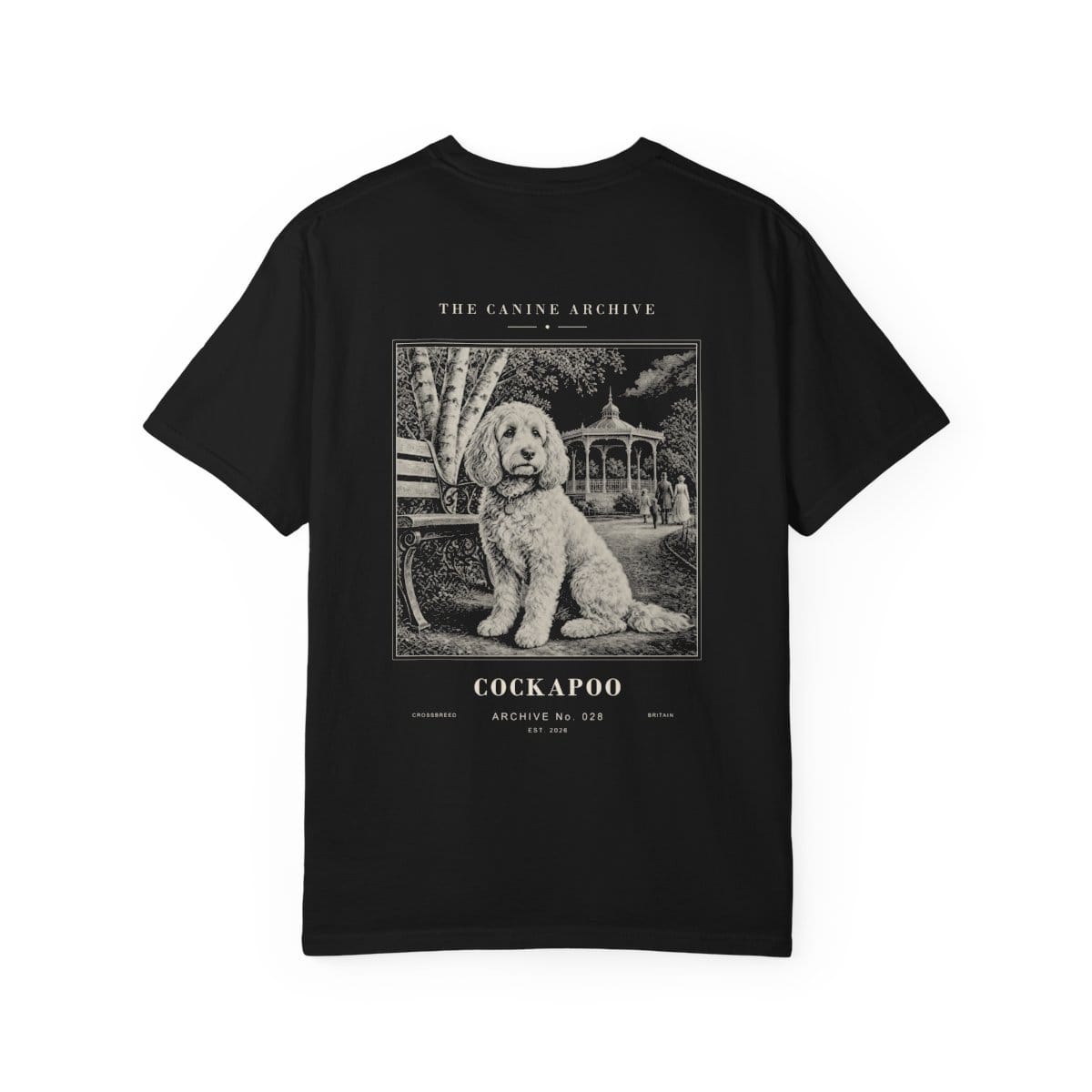 Cockapoo Archive Tee in Black