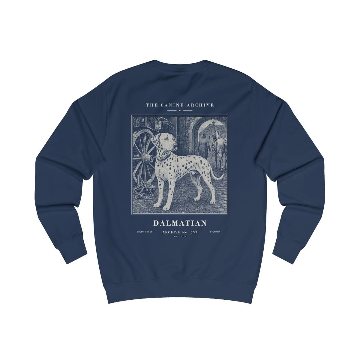 Dalmatian Archive Sweatshirt in Oxford Navy
