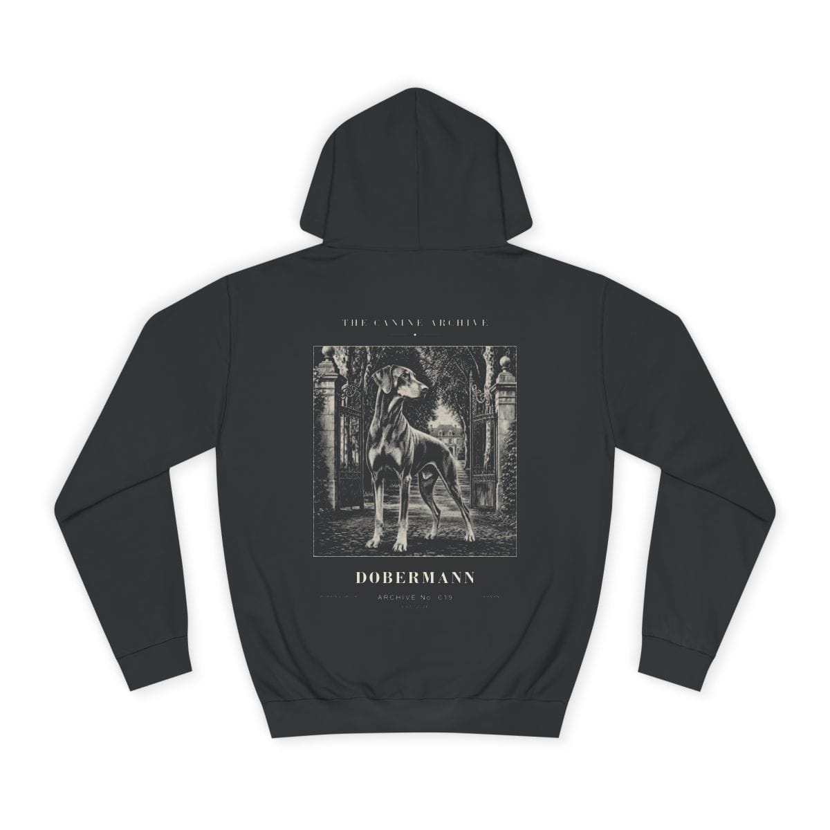 Dobermann Archive Hoodie in Jet Black