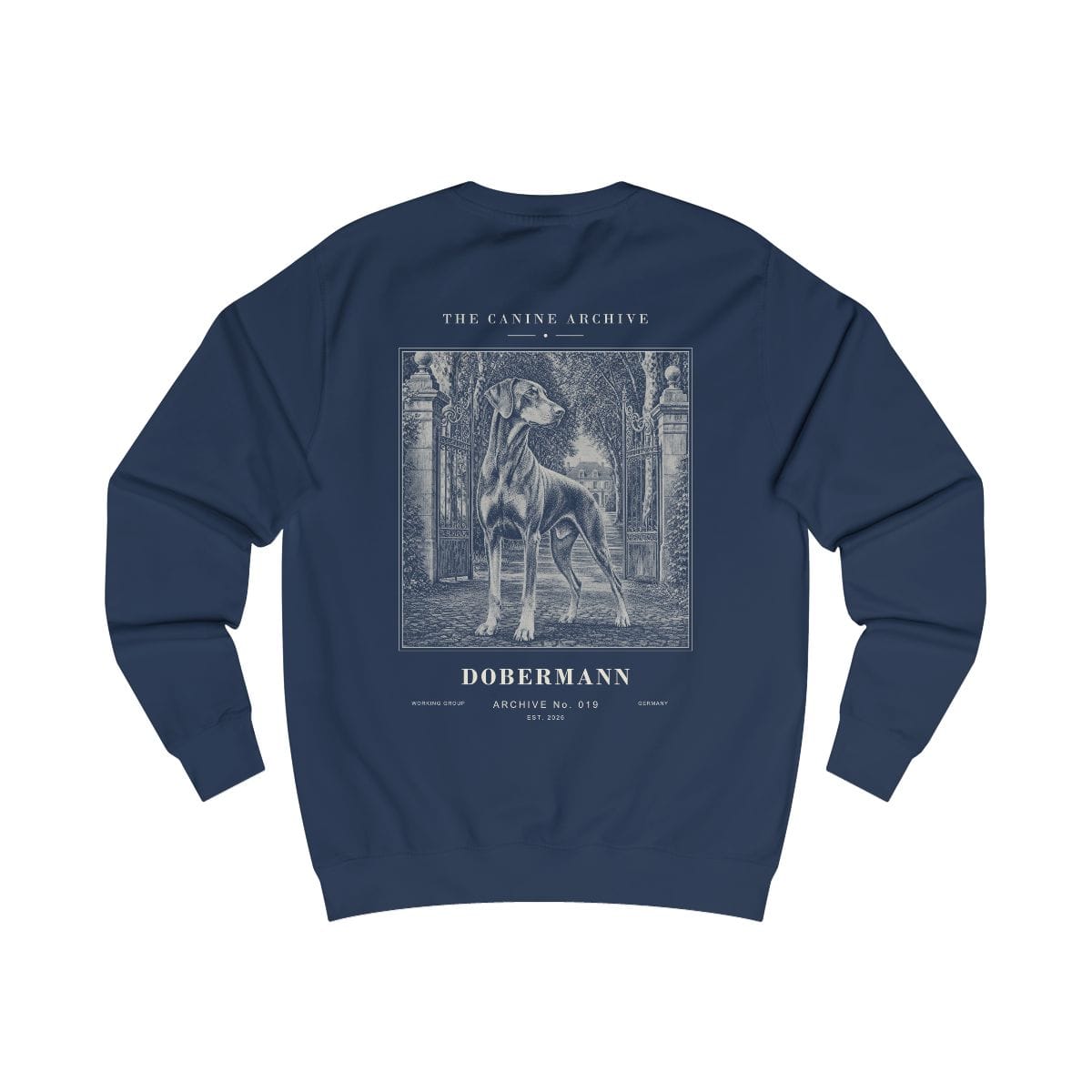 Dobermann Archive Sweatshirt in Oxford Navy