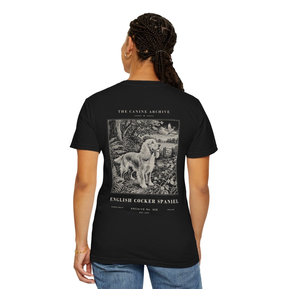 English Cocker Spaniel Archive Tee photograph 3
