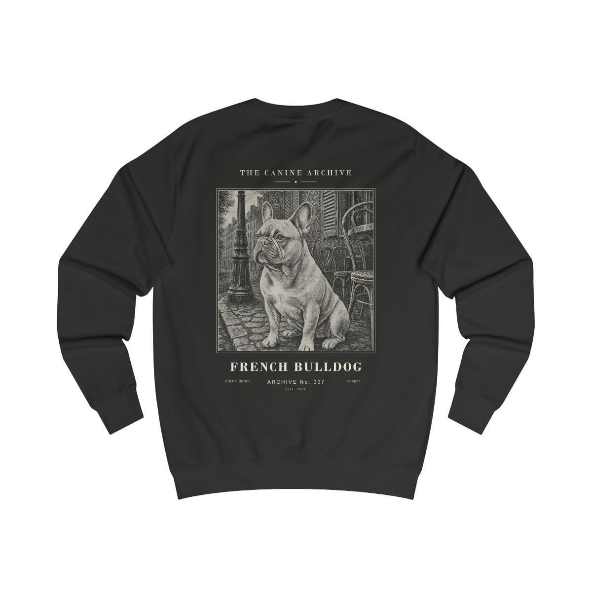 French Bulldog Archive Sweatshirt · Jet Black / S