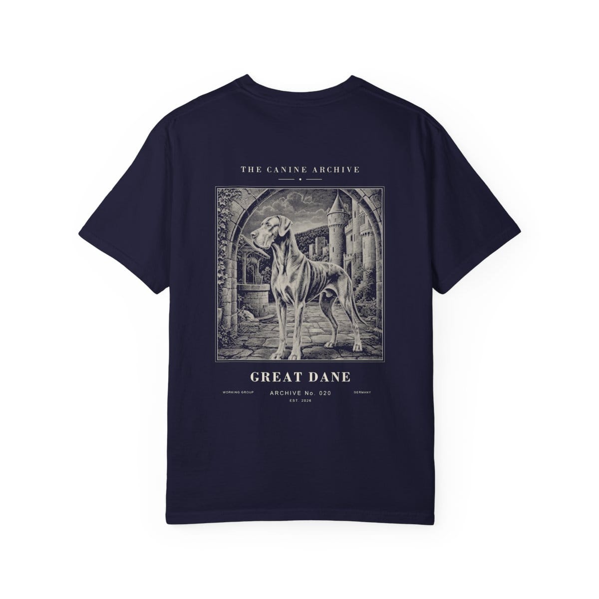 Great Dane Archive Tee in True Navy