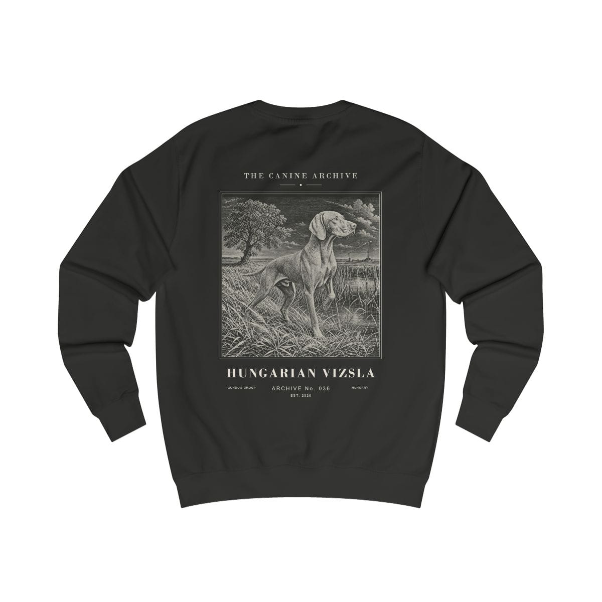 Hungarian Vizsla Archive Sweatshirt · Jet Black / S