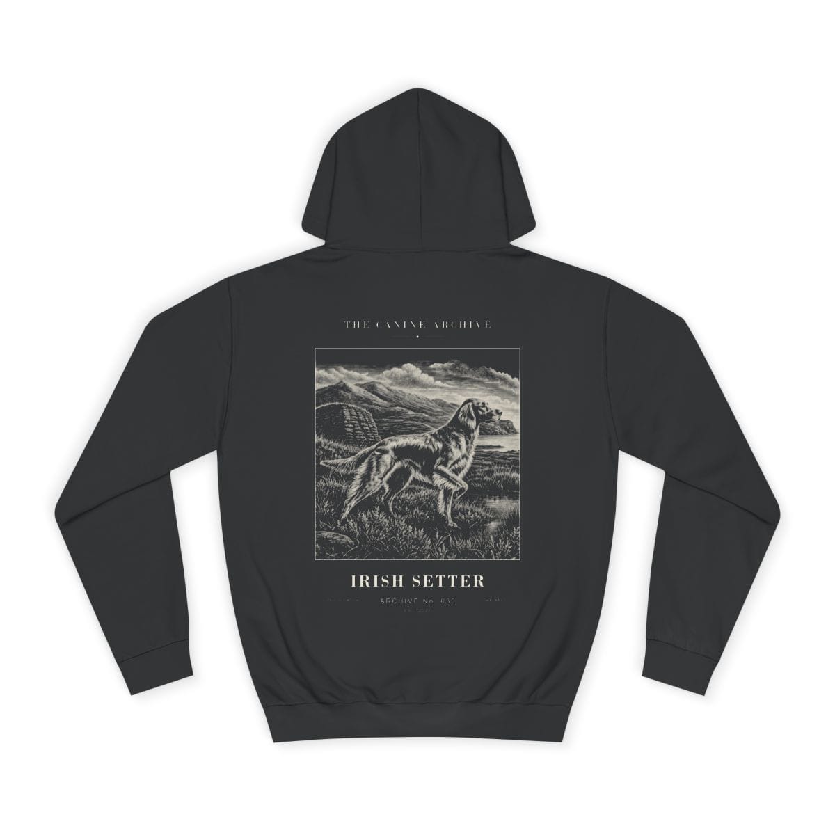 Irish Setter Archive Hoodie in Jet Black