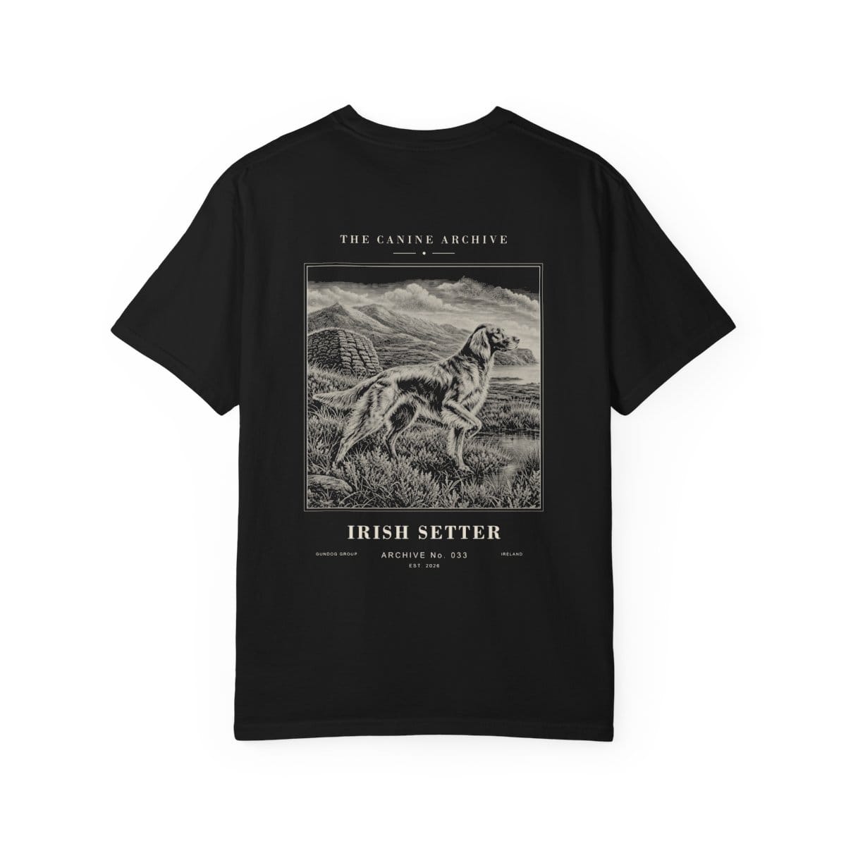 Irish Setter Archive Tee in Black