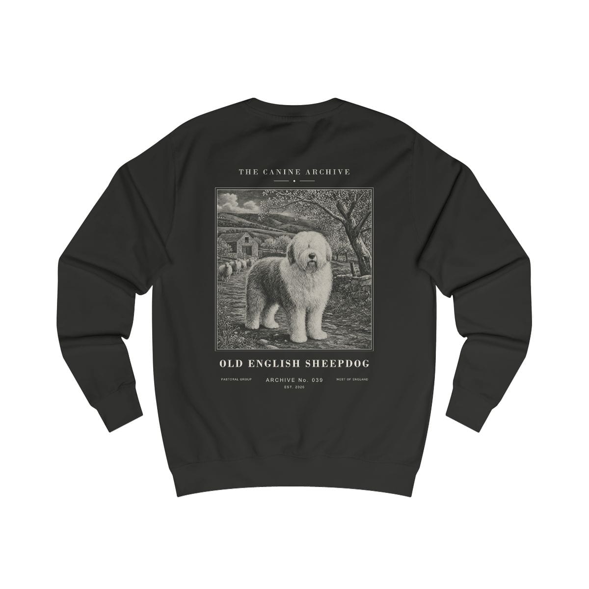 Old English Sheepdog Archive Sweatshirt · Jet Black / S