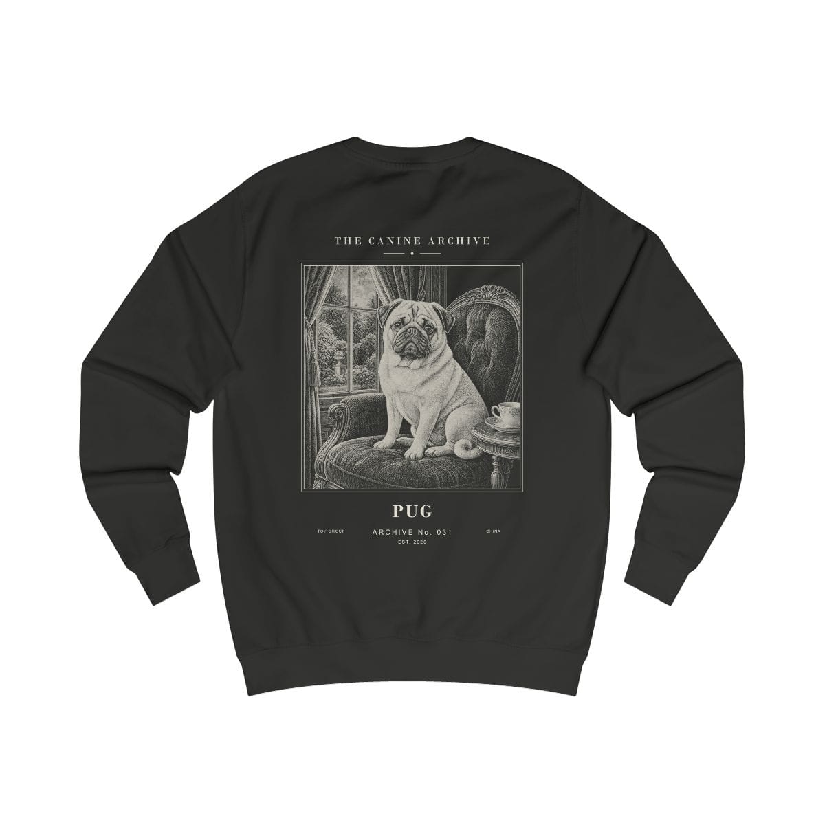 Pug Archive Sweatshirt · Jet Black / S
