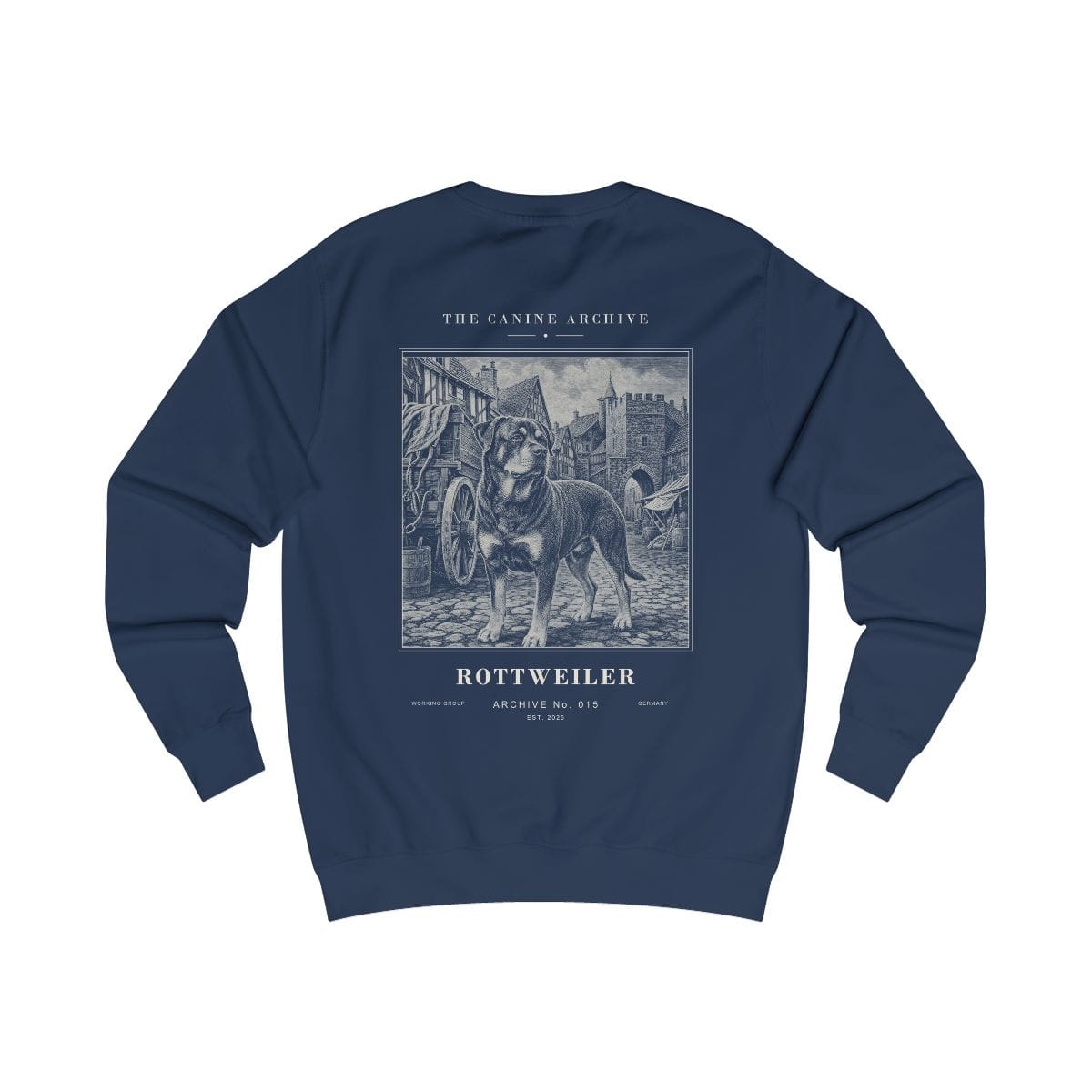 Rottweiler Archive Sweatshirt in Oxford Navy