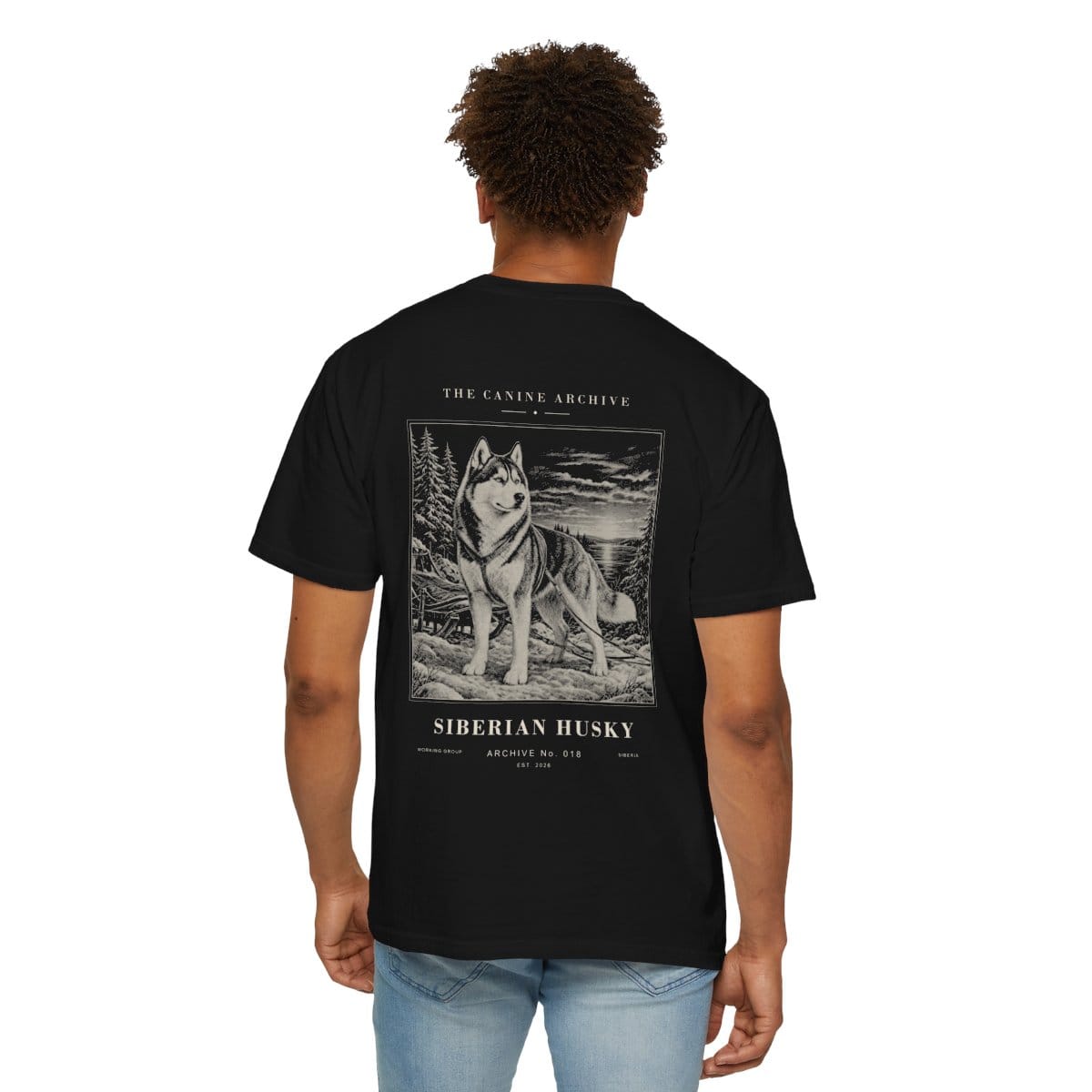 Siberian Husky Archive Tee photograph 4