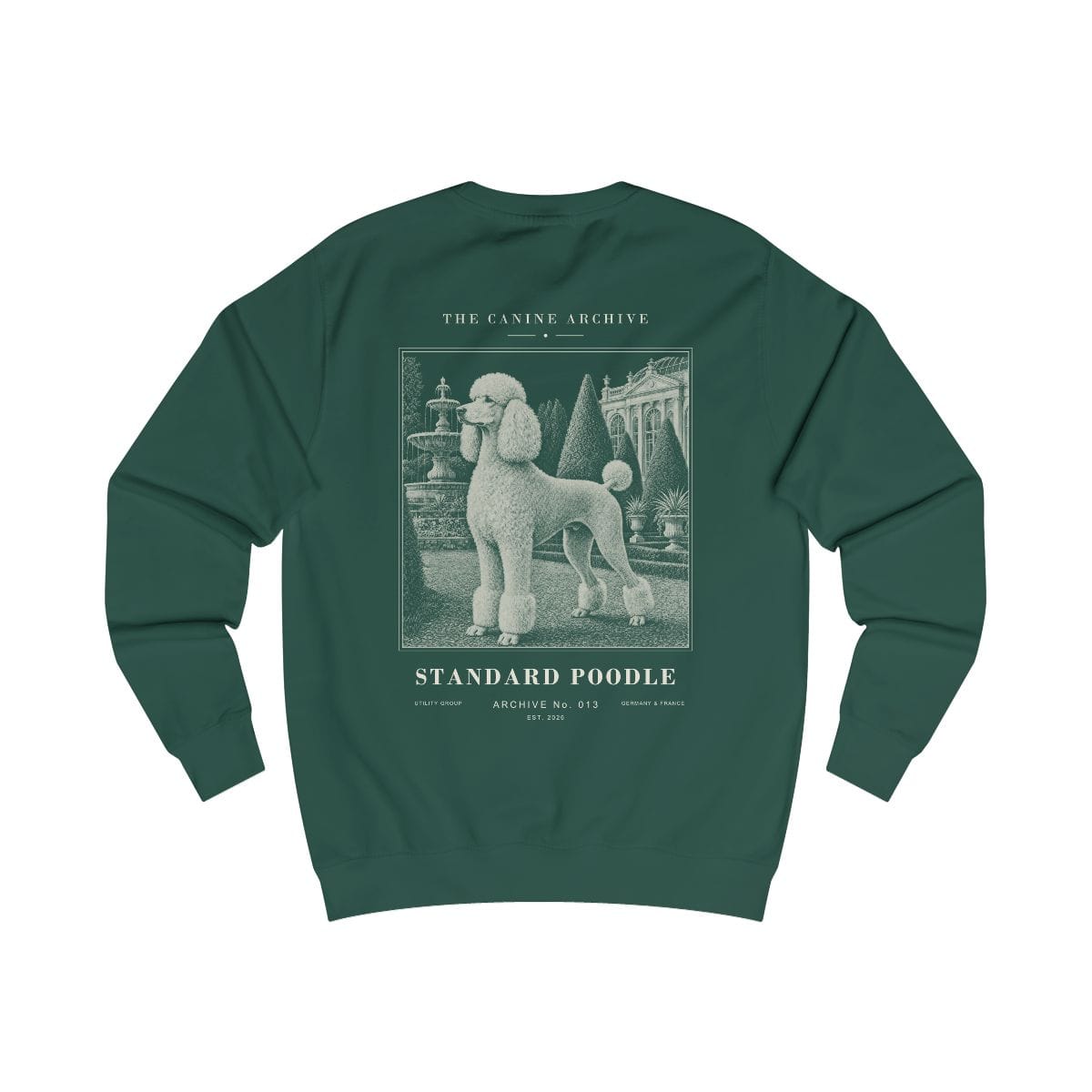 Standard Poodle Archive Sweatshirt in Bottle Green