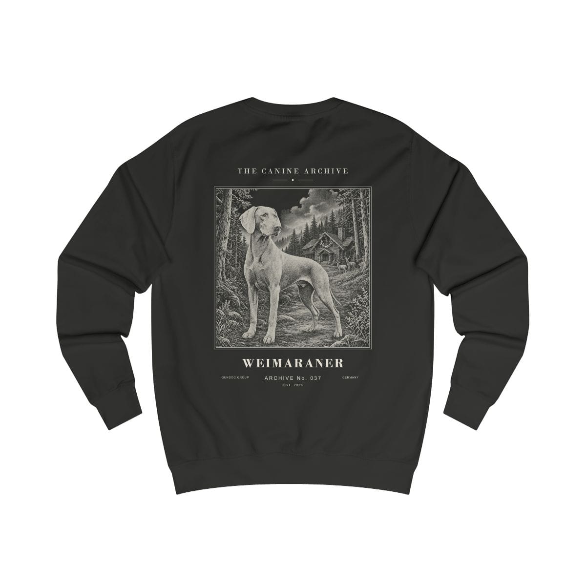 Weimaraner Archive Sweatshirt · Jet Black / S