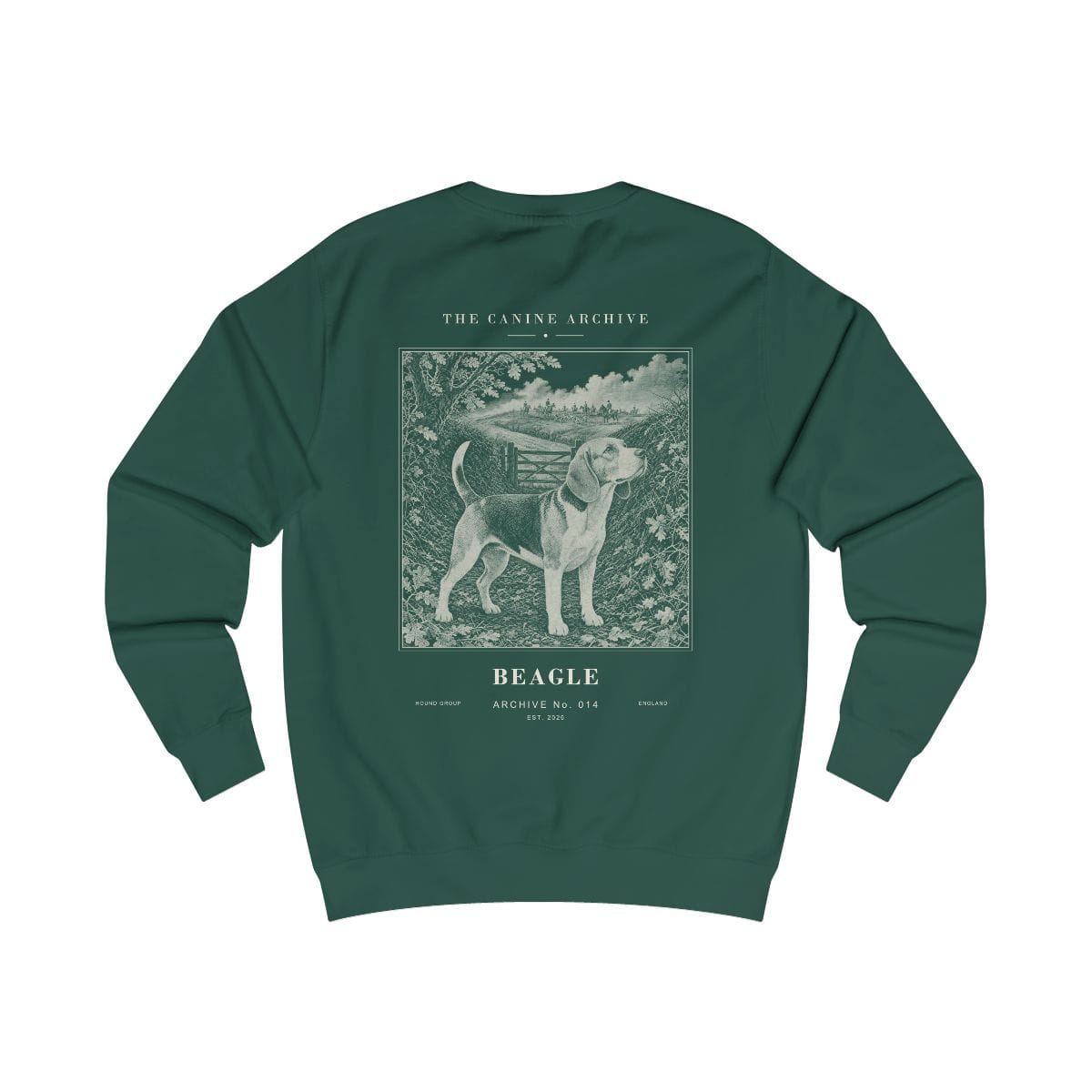 Beagle Archive Sweatshirt in Bottle Green