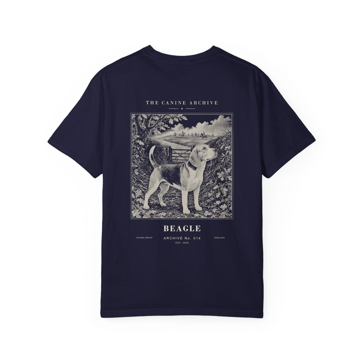Beagle Archive Tee in True Navy