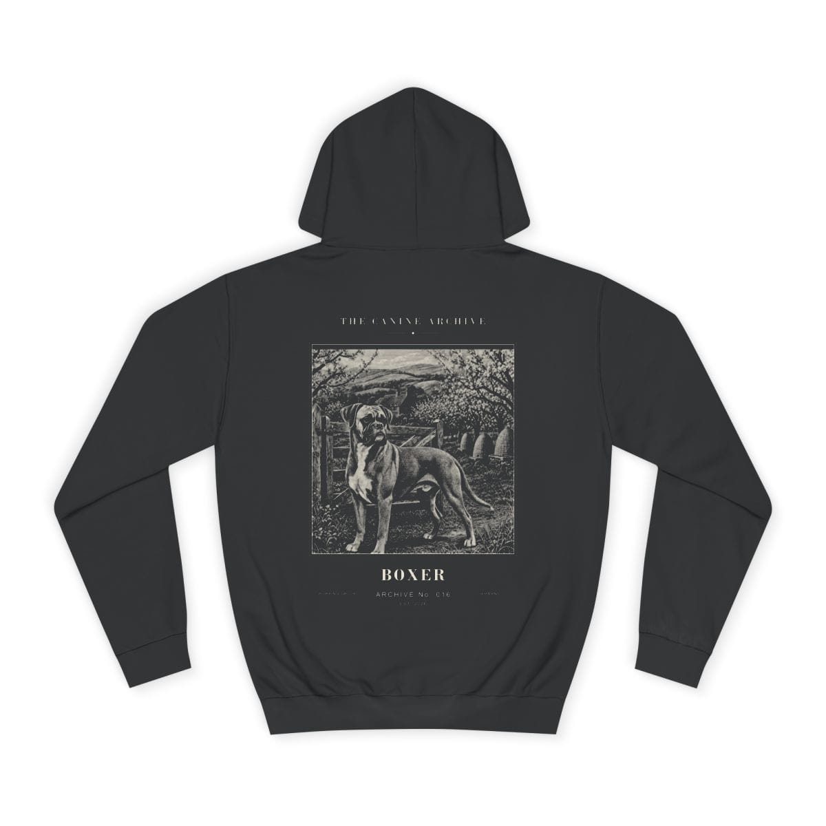 Boxer Archive Hoodie in Jet Black