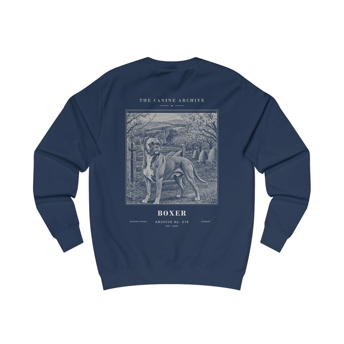 Boxer Archive Sweatshirt in Oxford Navy
