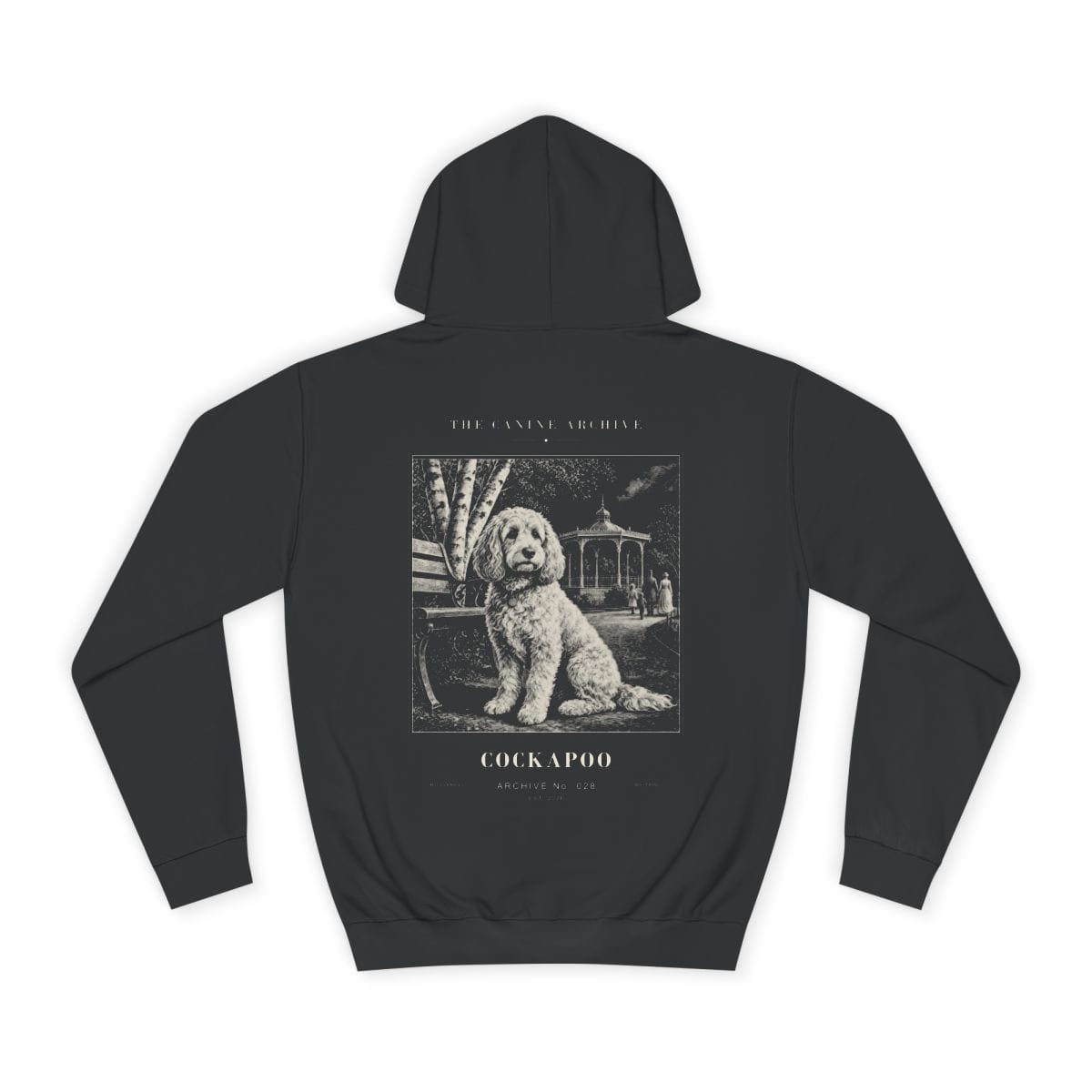 Cockapoo Archive Hoodie in Jet Black
