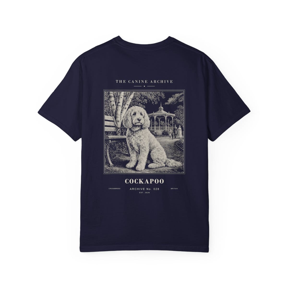 Cockapoo Archive Tee in True Navy