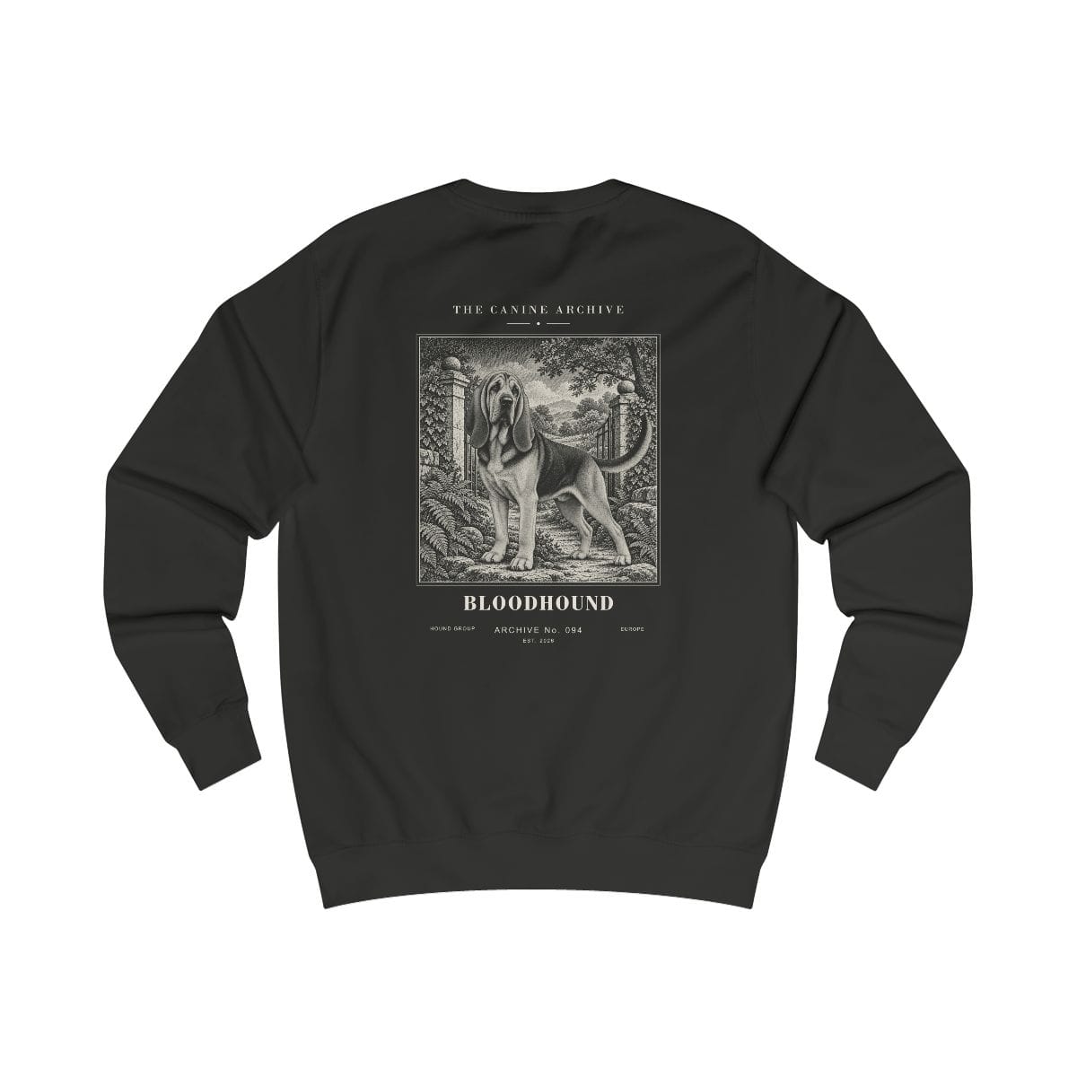 Bloodhound Sweatshirt in Jet Black