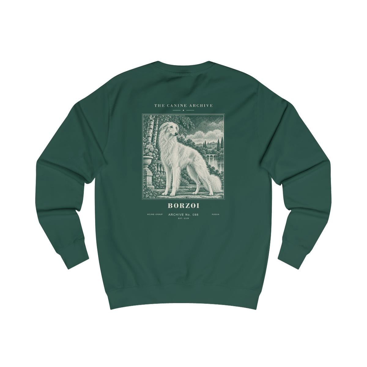 Borzoi Sweatshirt in Bottle Green