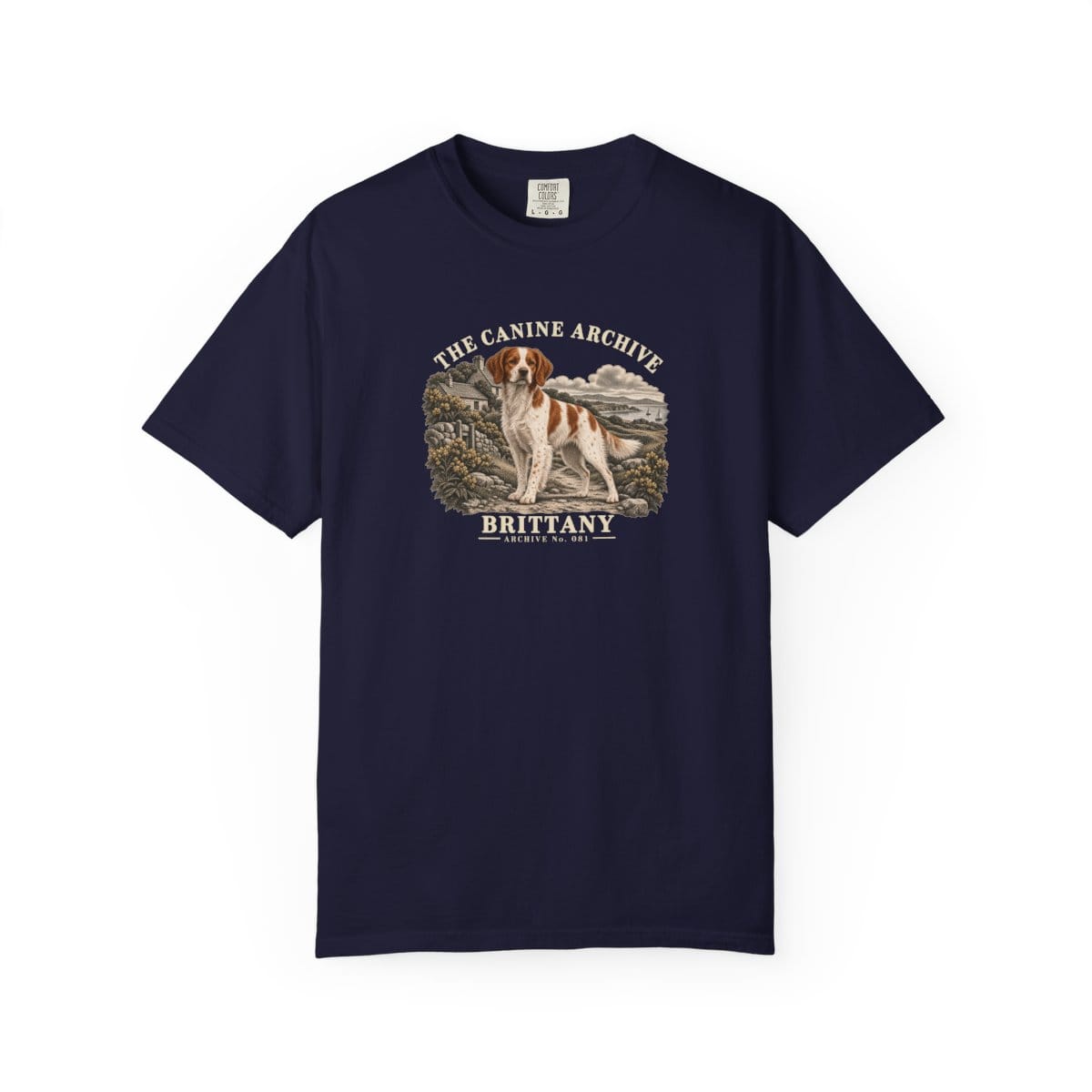 Brittany Front Study Tee in True Navy