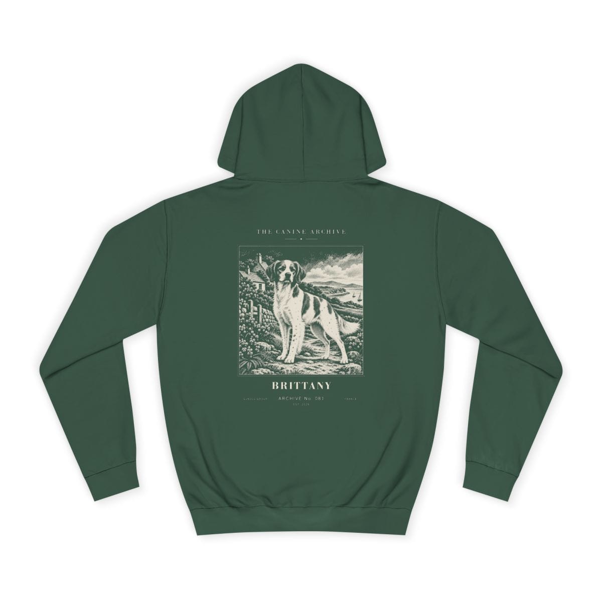 Brittany Hoodie in Bottle Green