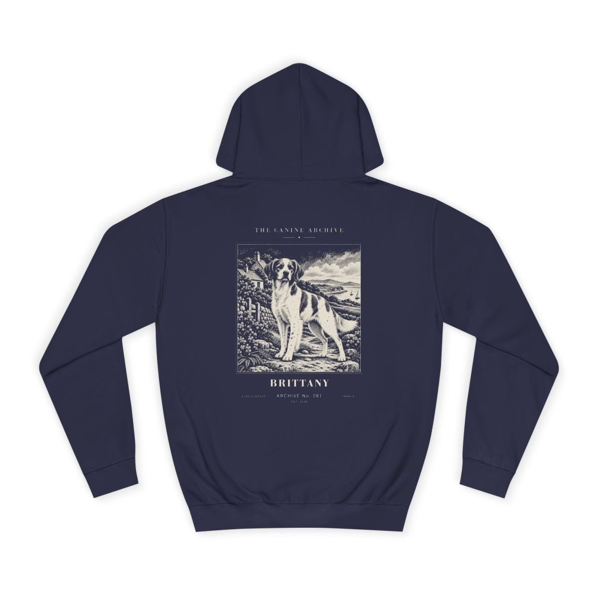 Brittany Hoodie in Oxford Navy