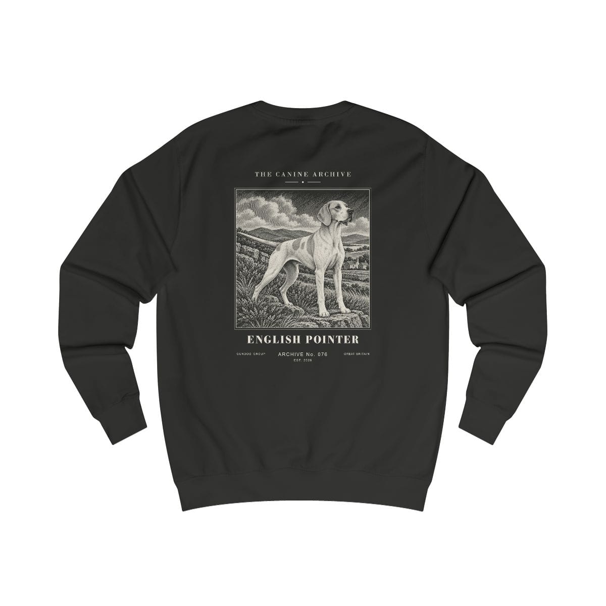 English Pointer Sweatshirt in Jet Black