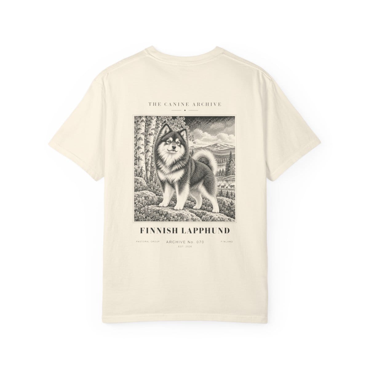 Finnish Lapphund Tee in Ivory