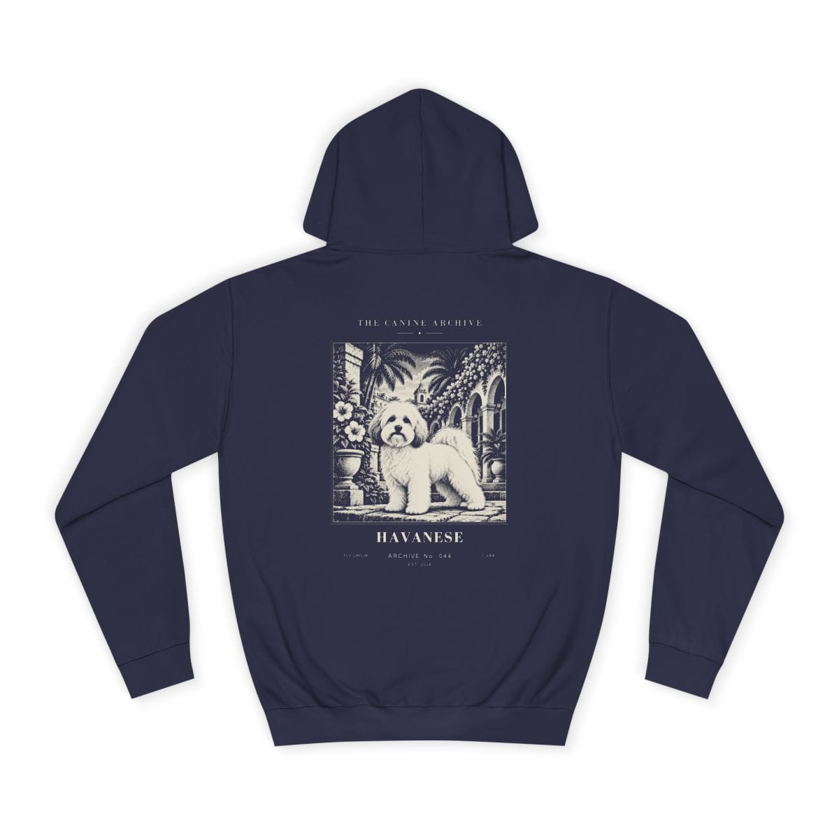 Havanese Hoodie in Oxford Navy