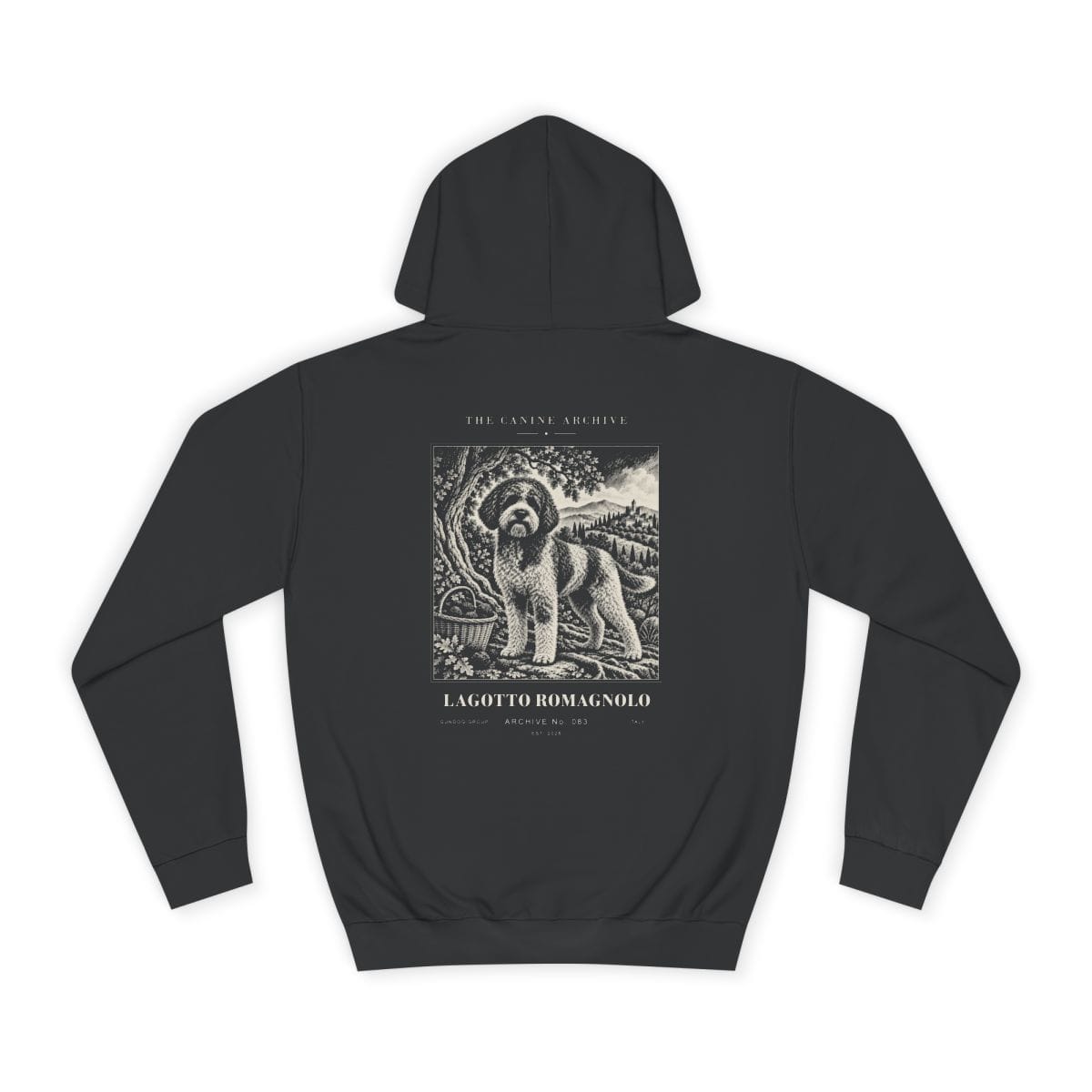 Lagotto Romagnolo Hoodie in Jet Black
