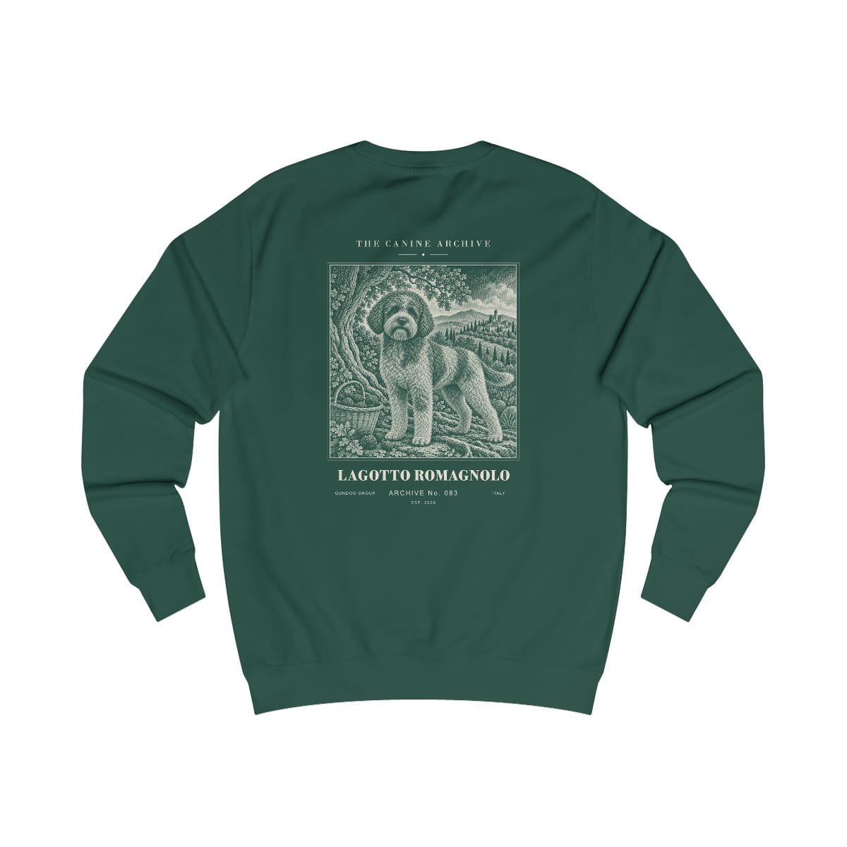 Lagotto Romagnolo Sweatshirt in Bottle Green