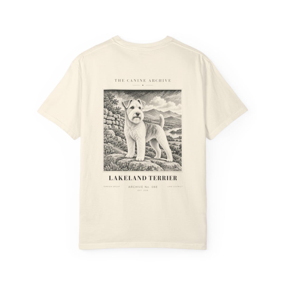 Lakeland Terrier Tee in Ivory