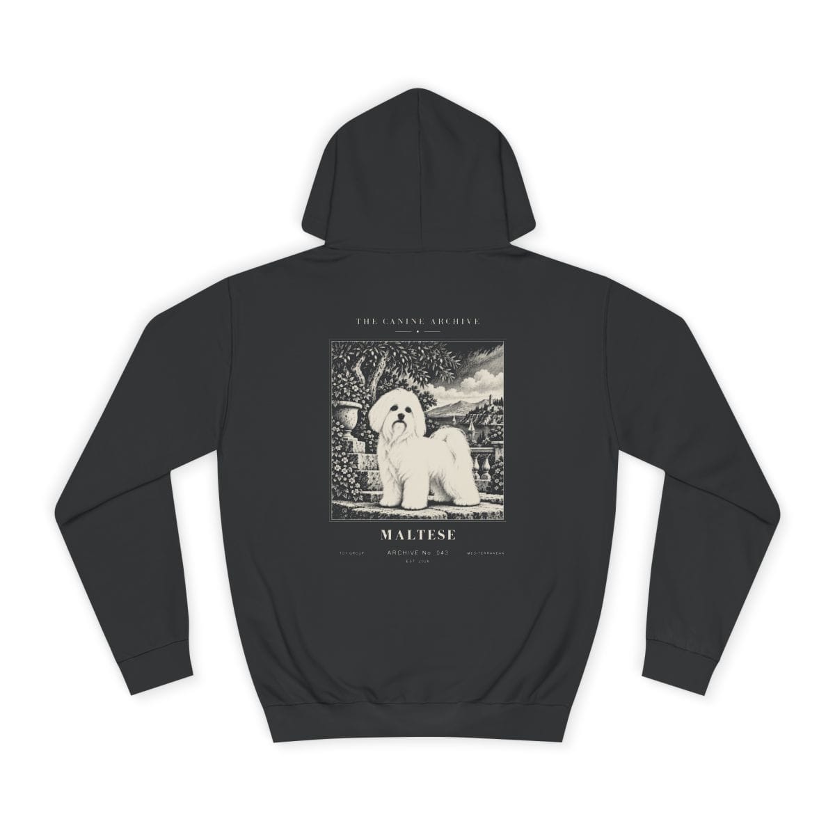 Maltese Hoodie in Jet Black