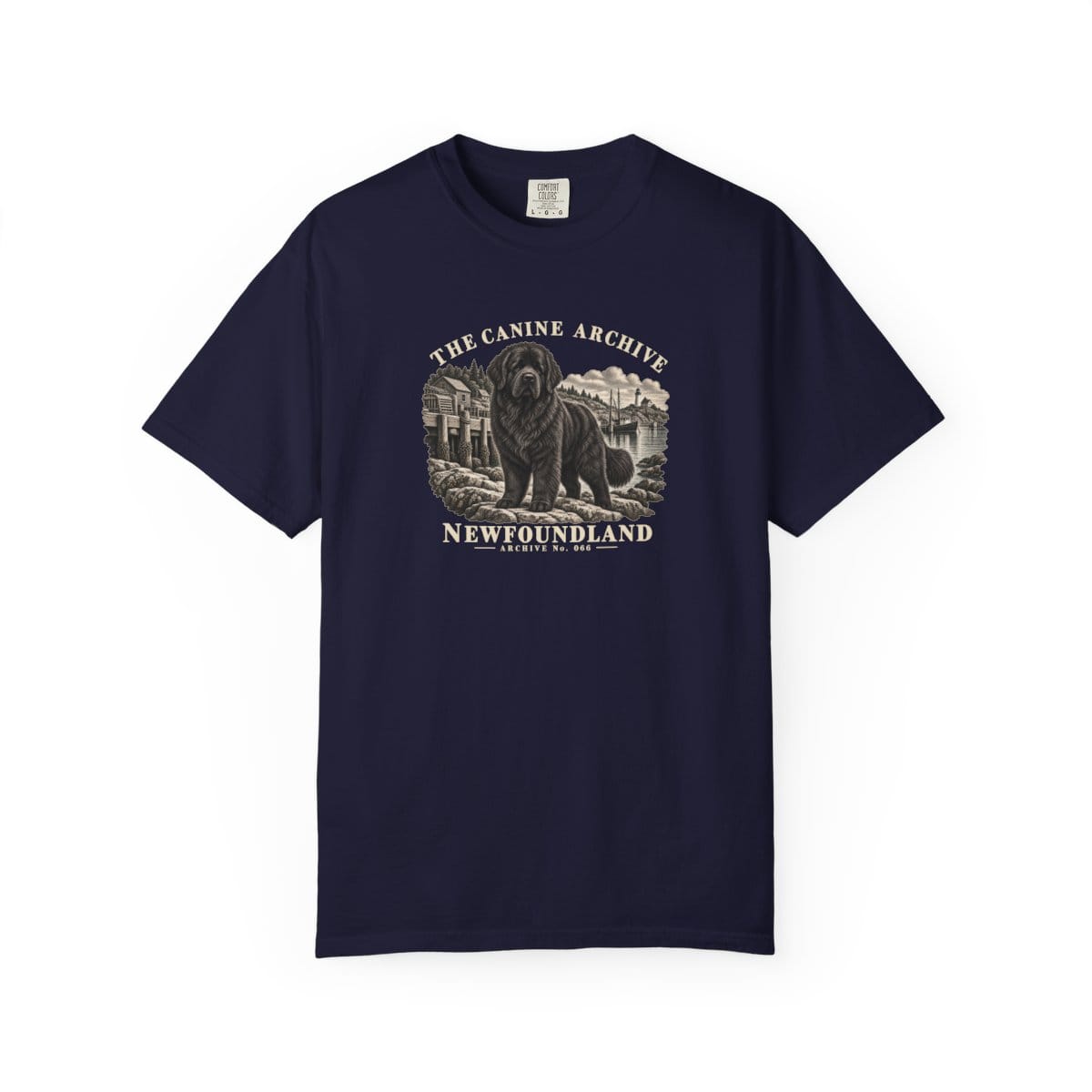 Newfoundland Front Study Tee in True Navy