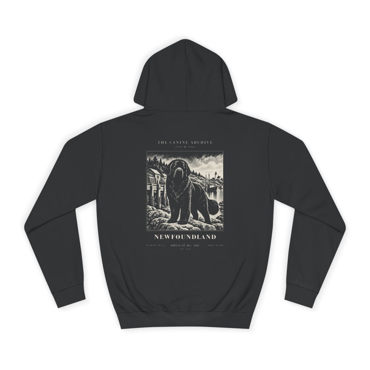 Newfoundland Hoodie in Jet Black