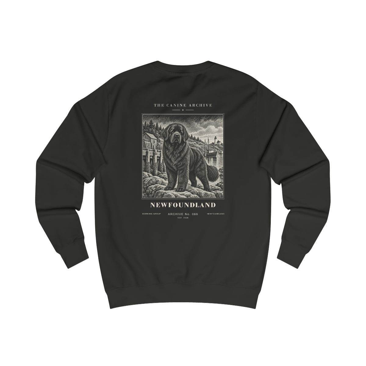 Newfoundland Sweatshirt in Jet Black