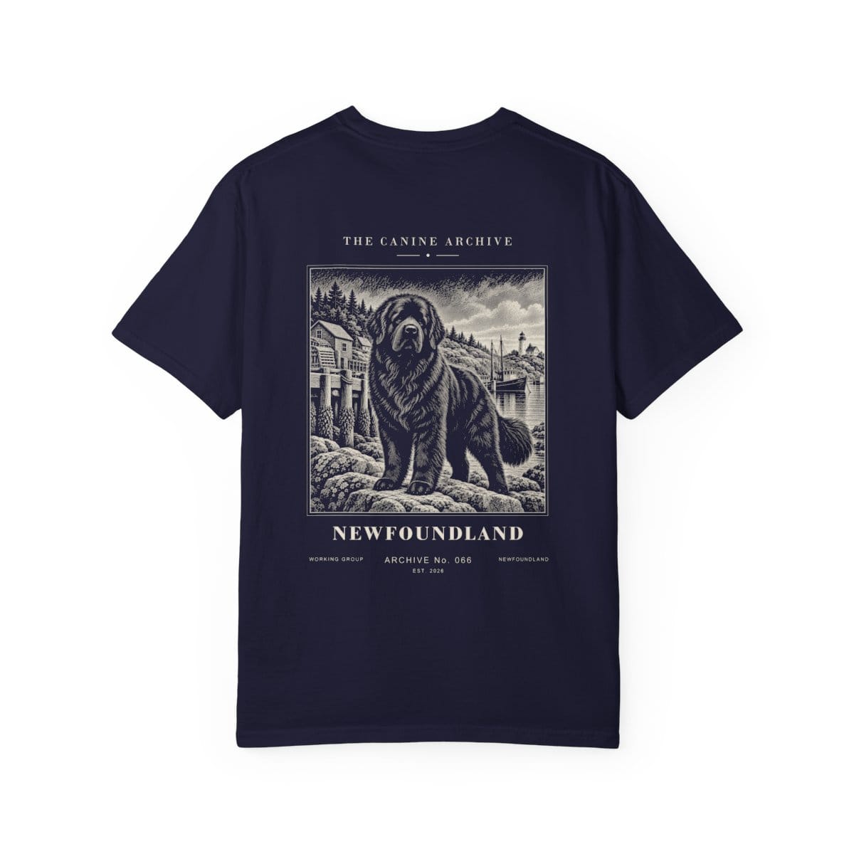 Newfoundland Tee in True Navy