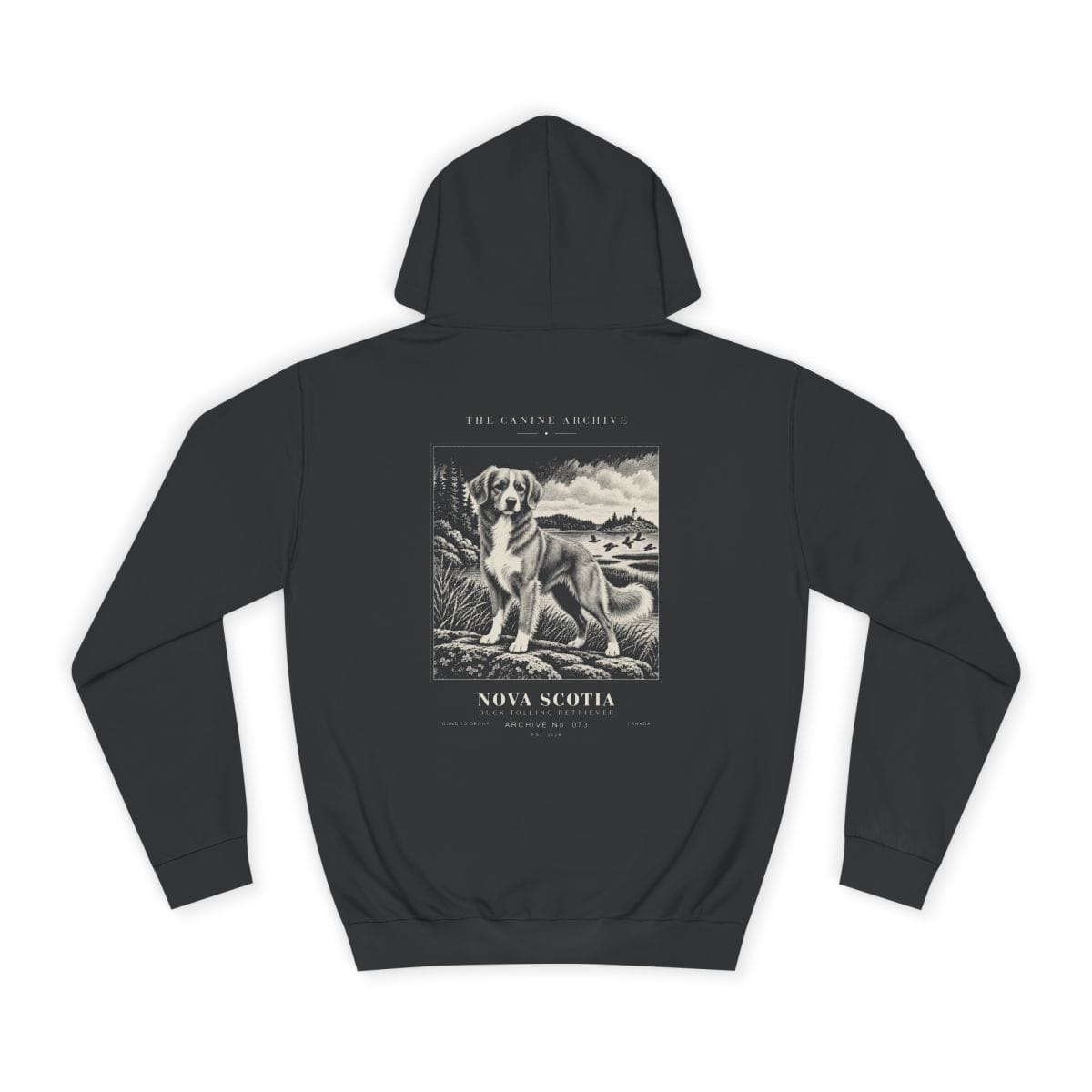 Nova Scotia Duck Tolling Retriever Hoodie in Jet Black