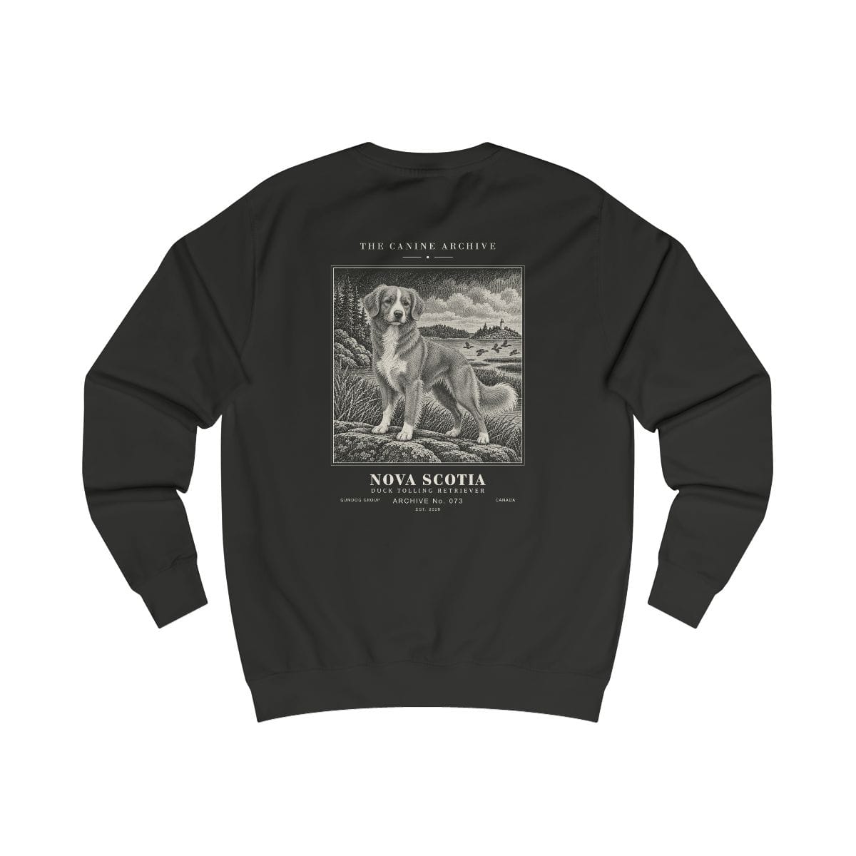Nova Scotia Duck Tolling Retriever Sweatshirt in Jet Black