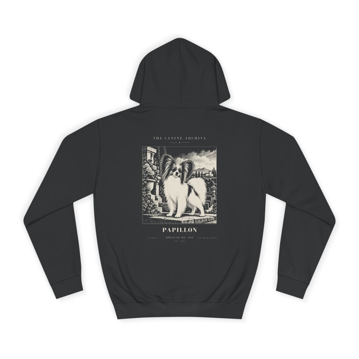Papillon Hoodie in Jet Black