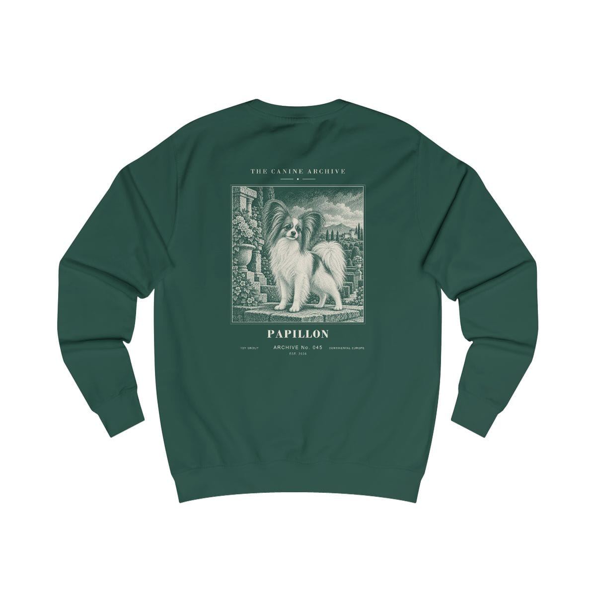 Papillon Sweatshirt in Bottle Green