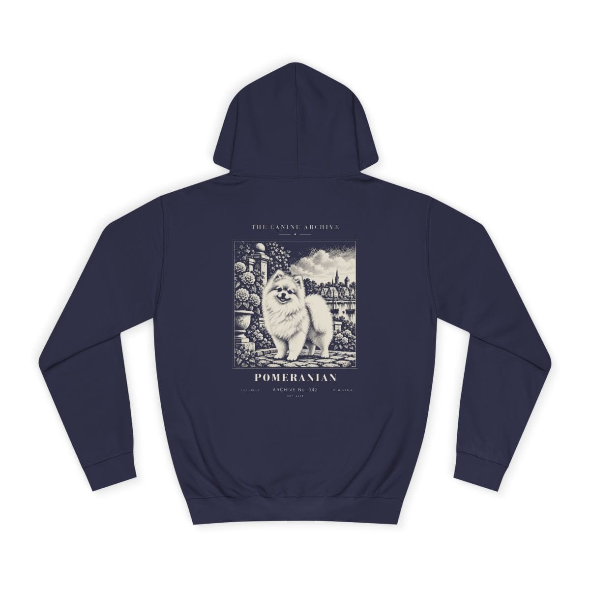 Pomeranian Hoodie in Oxford Navy
